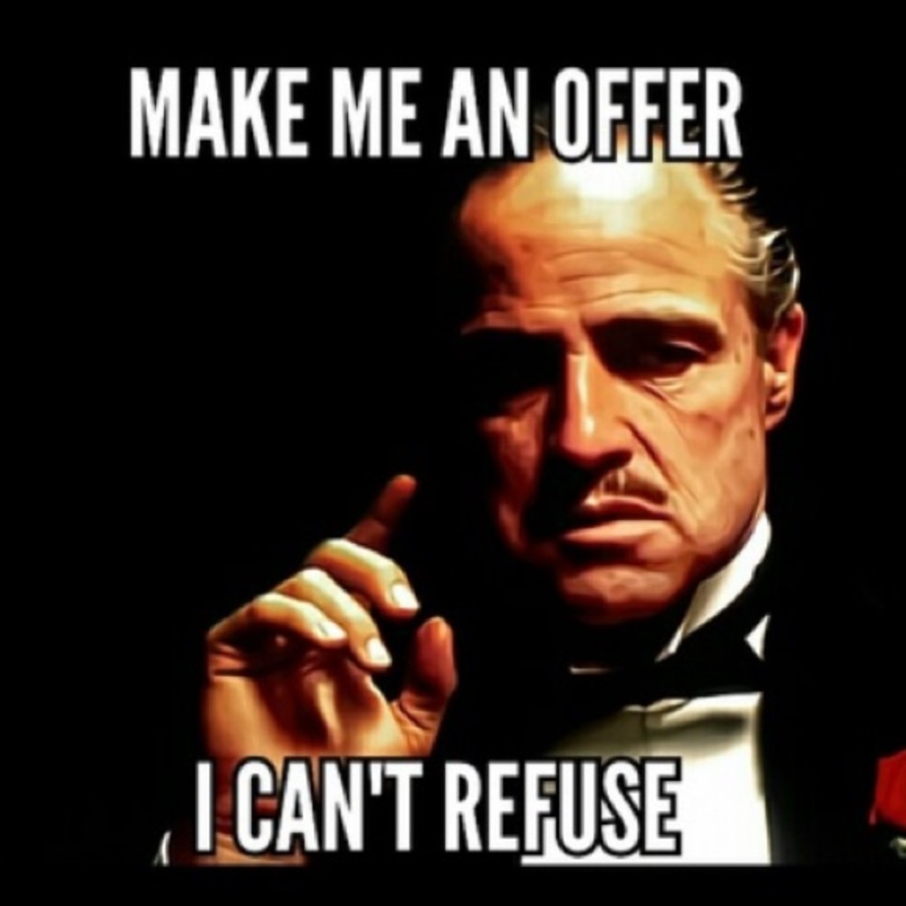ACCEPTING ALL REASONABLE OFFERS‎